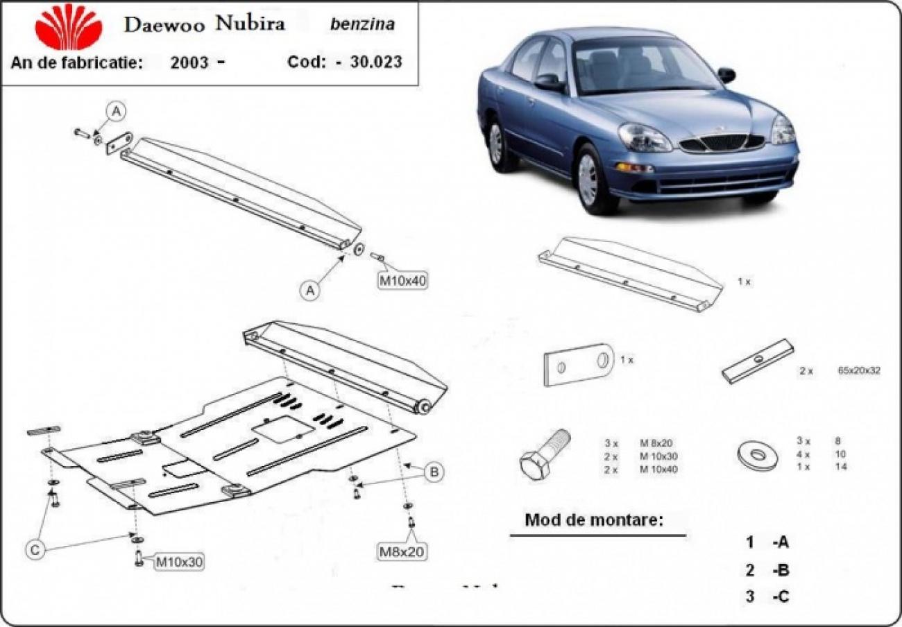 Engine skid plate Daewoo Nubira - 2