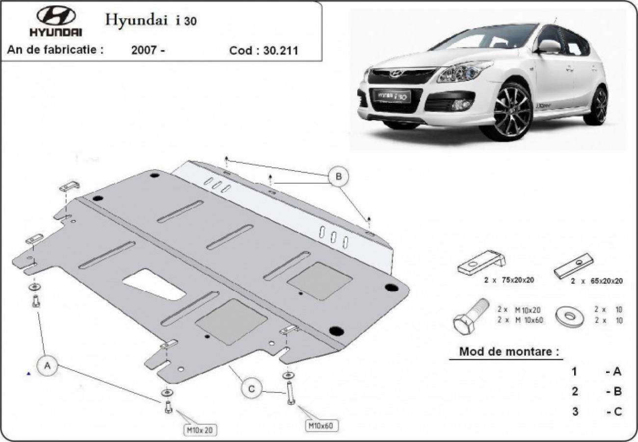 Engine skid plate Hyundai i30 - 2