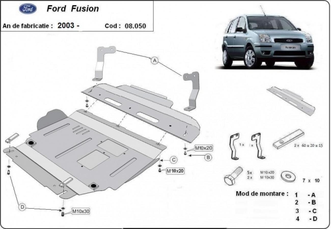 Engine skid plate Ford Fusion - 2