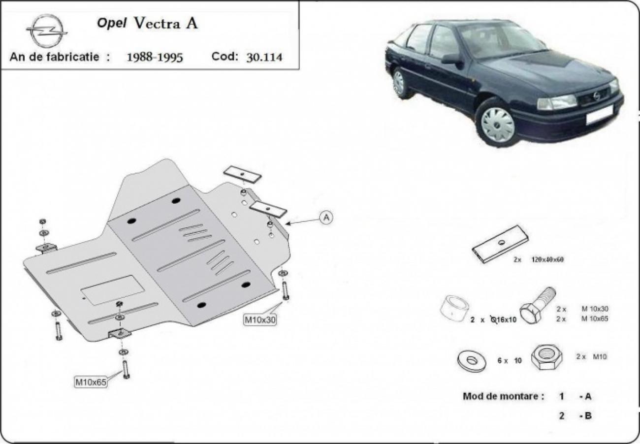 Engine skid plate Opel Vectra A - 2