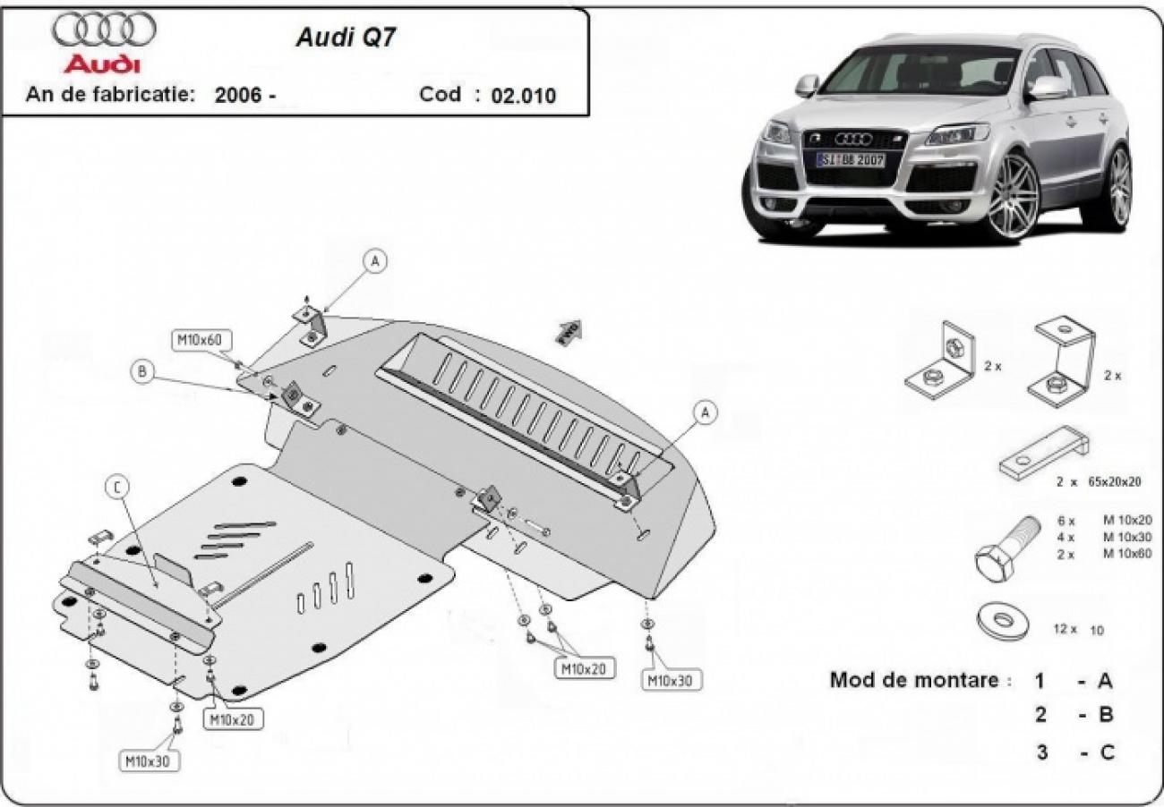 Engine skid plate Audi Q7 - 2