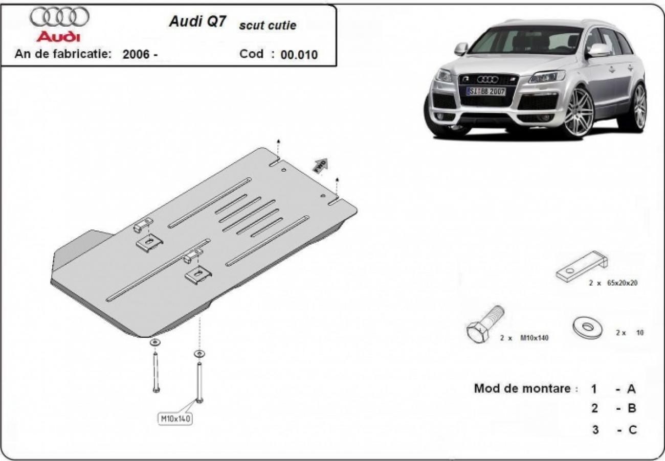 Gearbox skid plate for Audi Q7 - 2