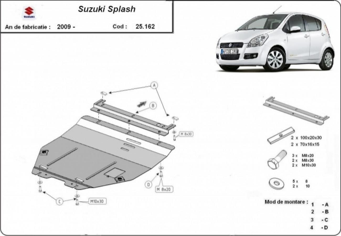 Engine skid plate Suzuki Splash - 2