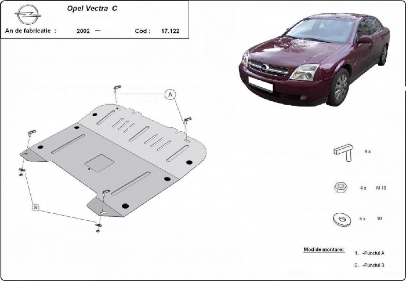 Engine skid plate Opel Vectra C - 2