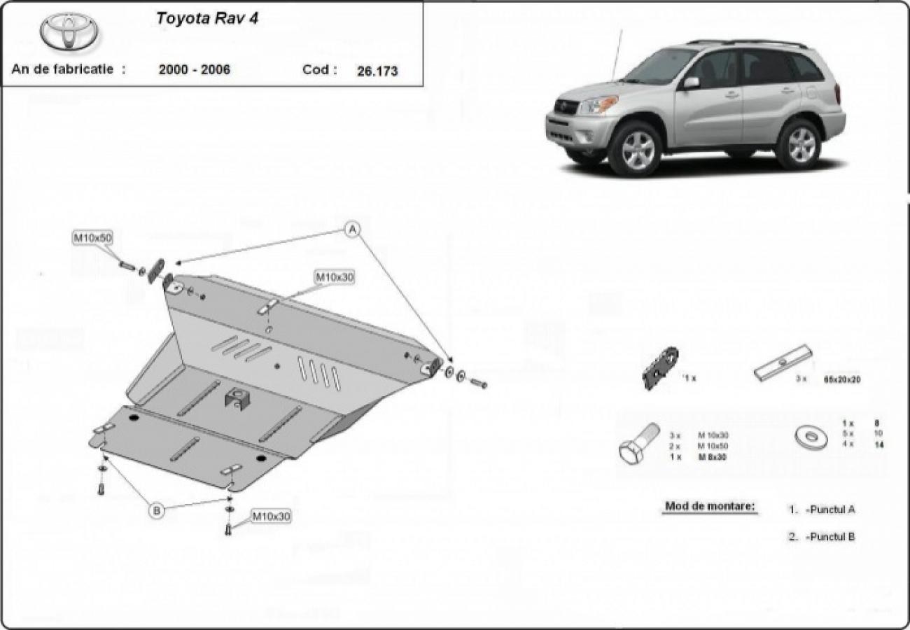 Engine skid plate Toyota Rav4 - 2