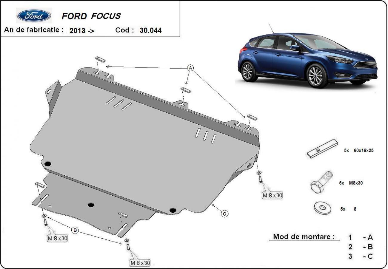 Engine skid plate Ford Focus 3 - 2