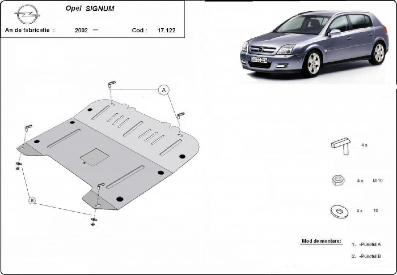 Engine skid plate Opel Signum - 2