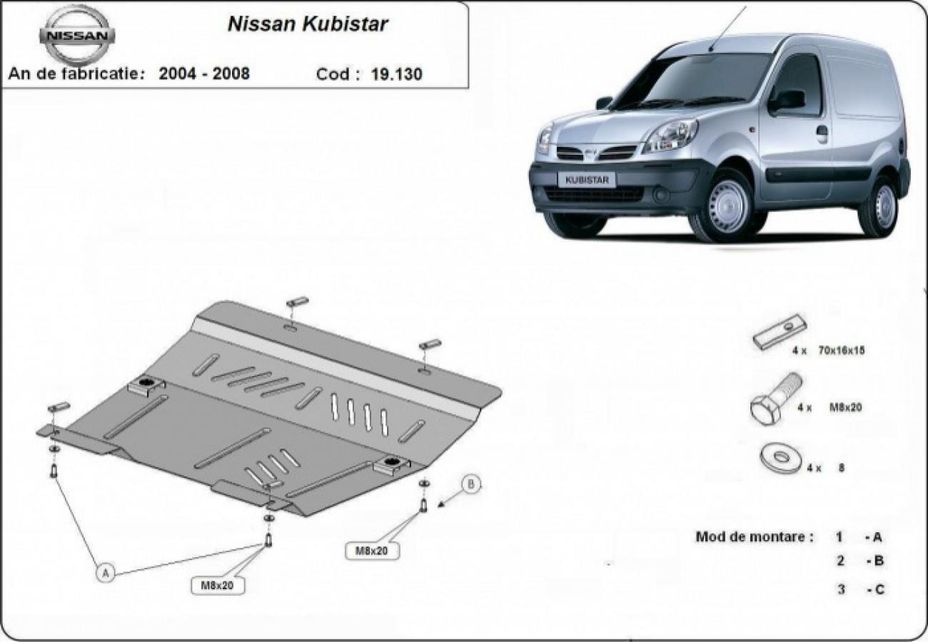Engine skid plate Nissan Kubistar - 2
