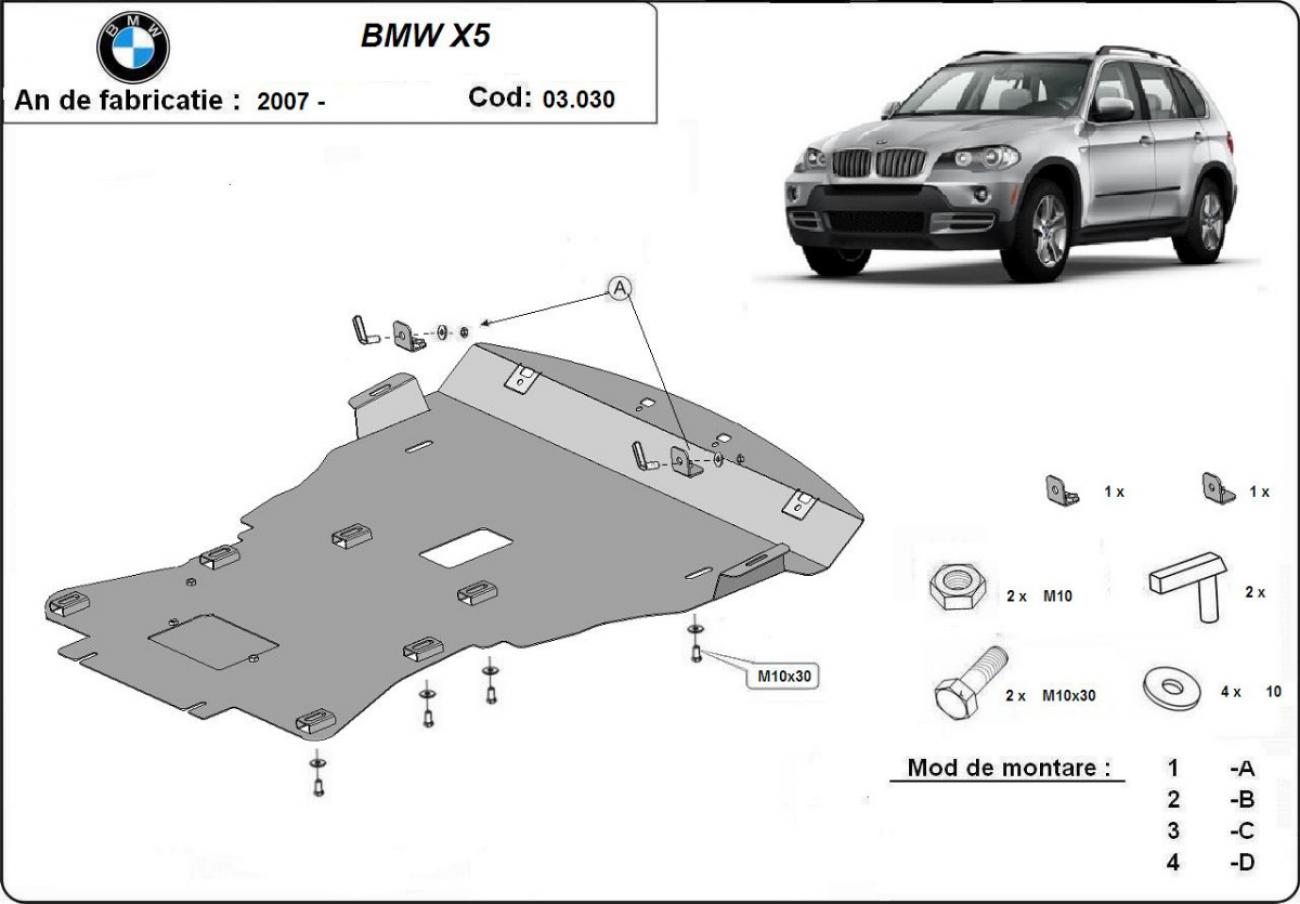 Engine skid plate BMW X5 - 2