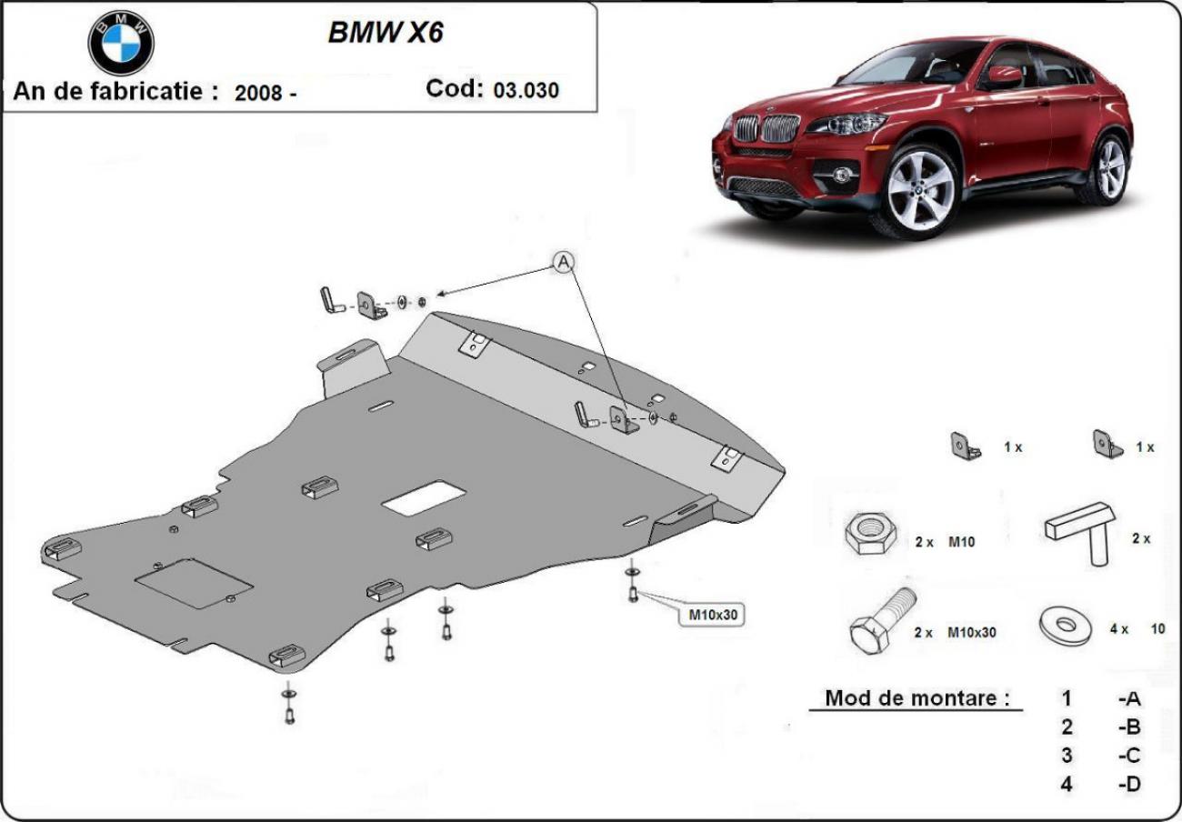 Engine skid plate BMW X6 - 2