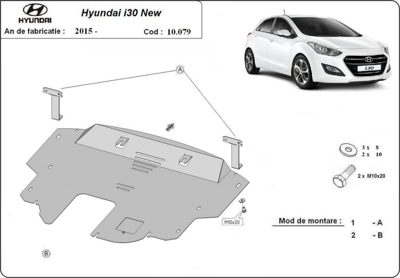 Engine skid plate Hyundai i30 - 2