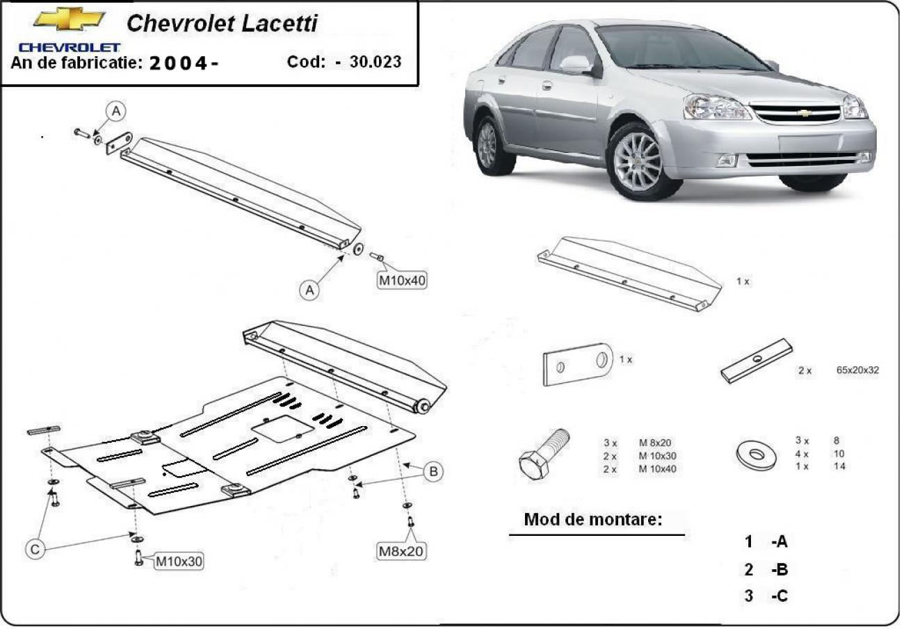 Engine skid plate Chevrolet Lacetti - 2