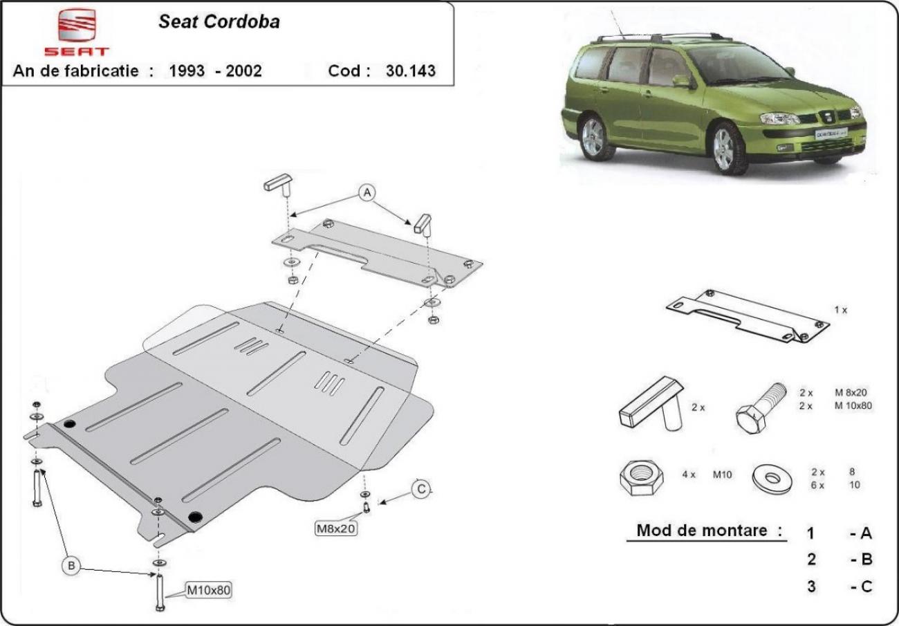Engine skid plate Seat Cordoba - 2