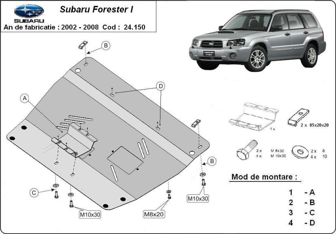 Engine skid plate Subaru Forester 2 - 2
