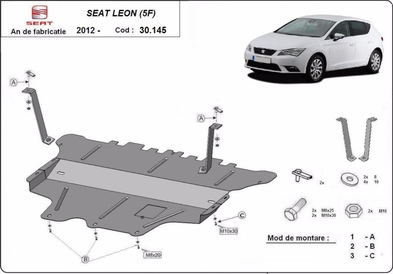 Engine skid plate Seat Leon - 2