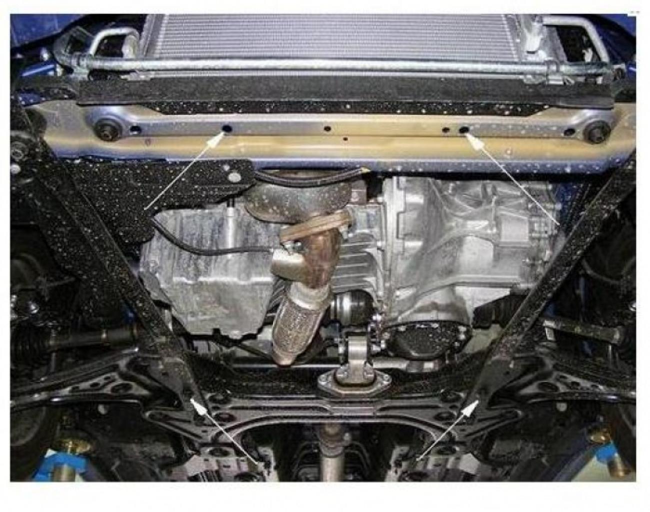 Engine skid plate Chevrolet Aveo - 3