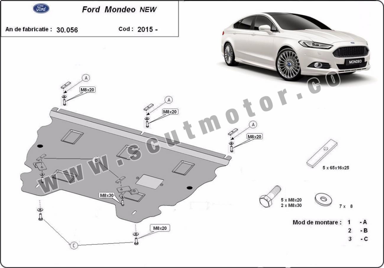 Engine skid plate Ford Mondeo 5 - 2