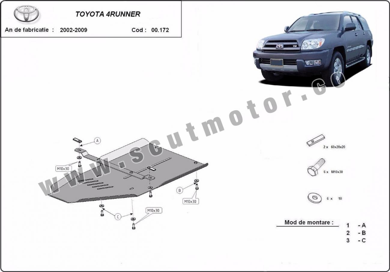 Gearbox skid plate Toyota 4Runner - 2