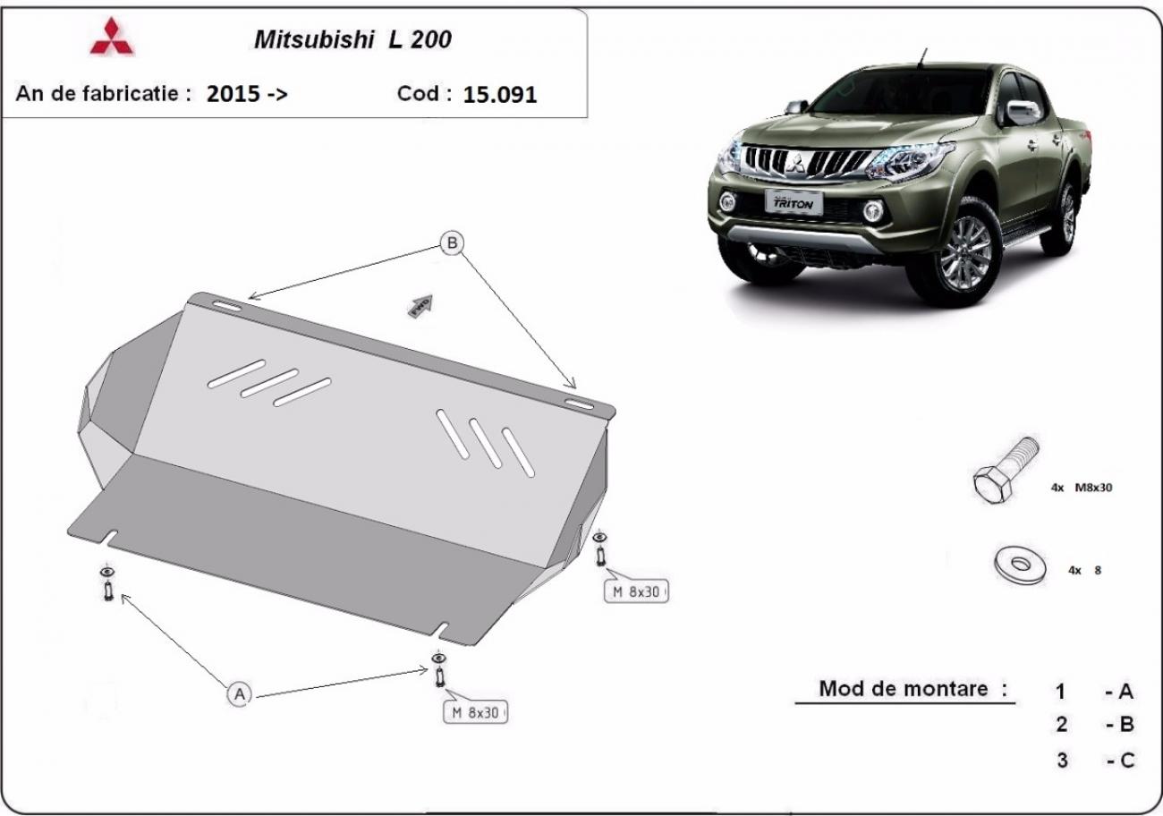 Cooler skid plate Mitsubishi L200 - 2