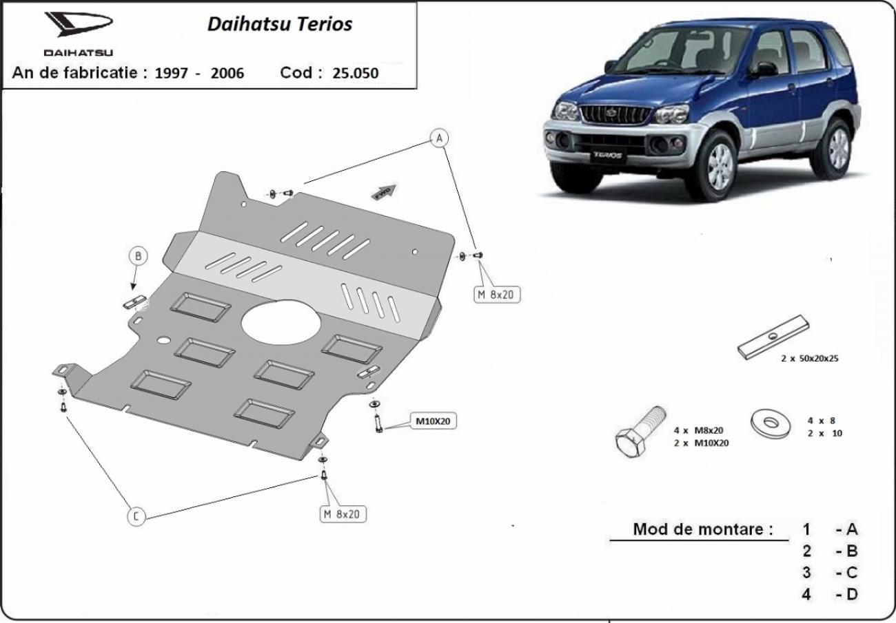 Engine skid plate Daihatsu Terios - 2