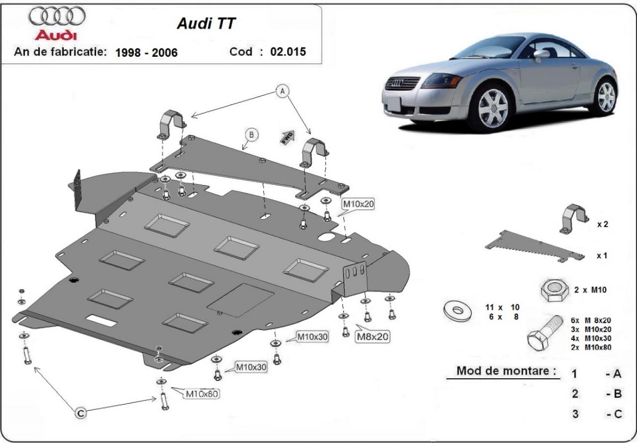 Engine skid plate Audi TT - 2