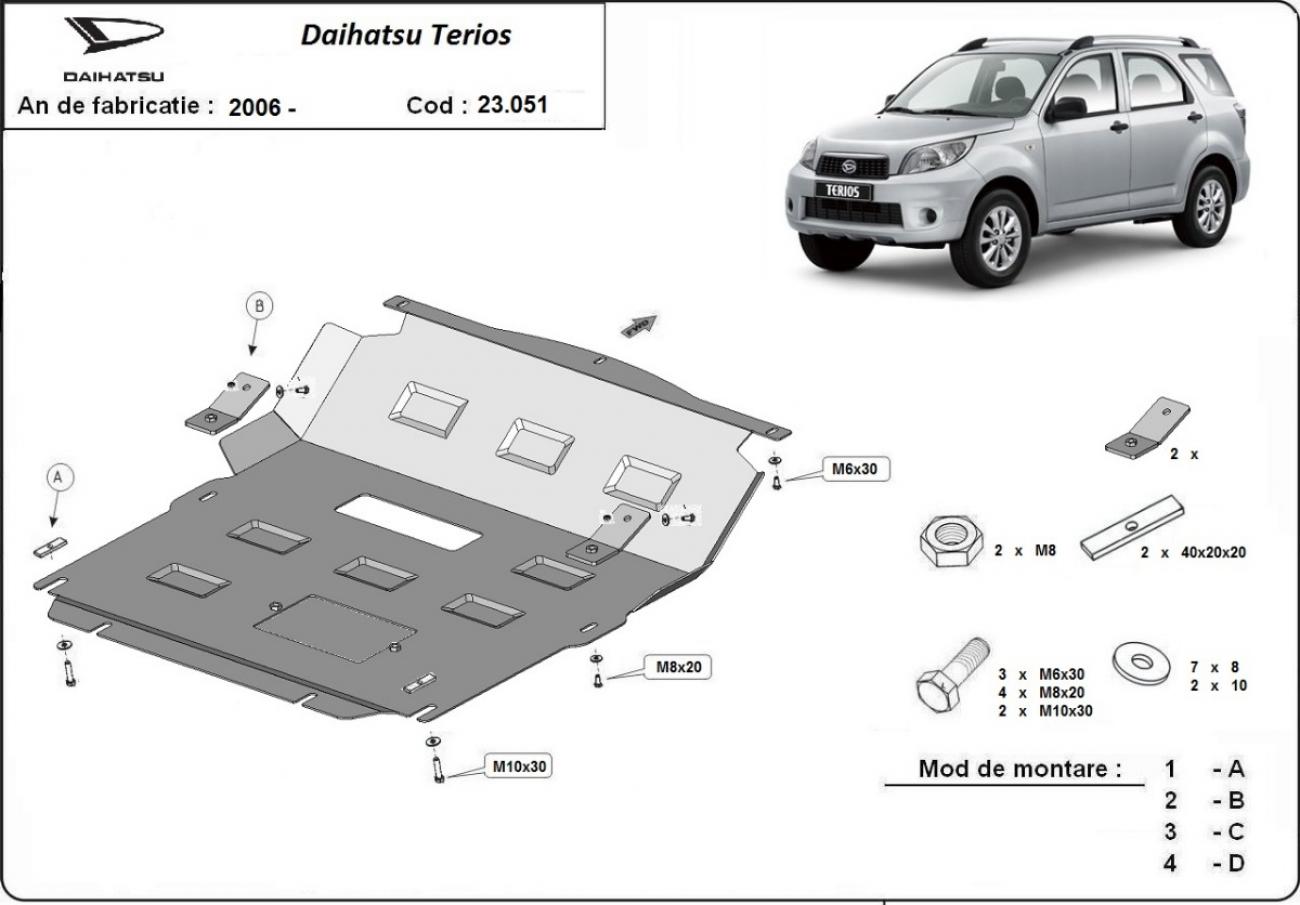 Engine skid plate Daihatsu Terios - 2