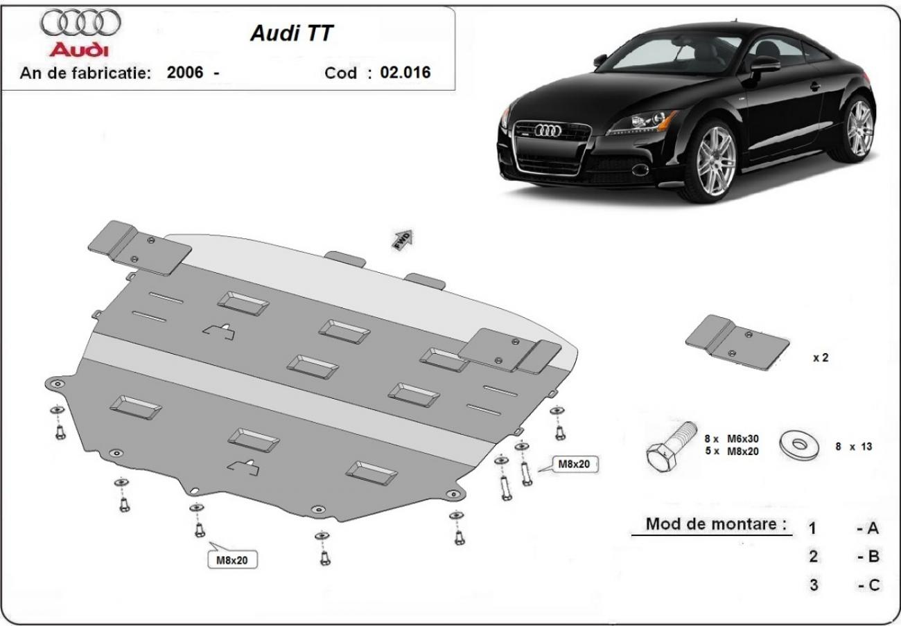 Engine skid plate Audi TT - 2