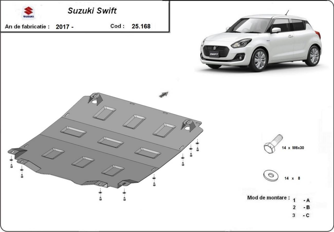 Engine skid plate Suzuki Swift - 2