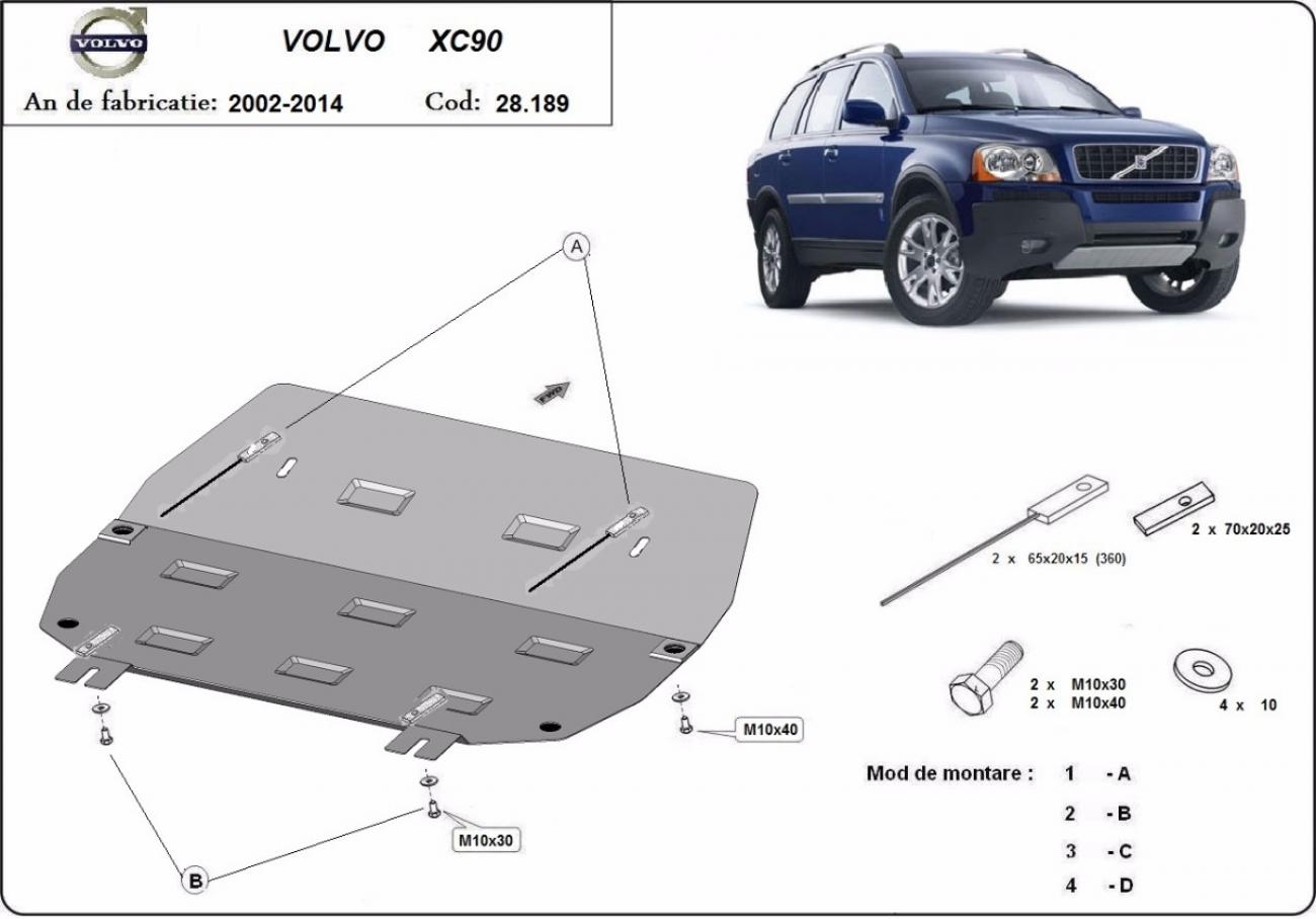 Engine skid plate Volvo XC90 - 2