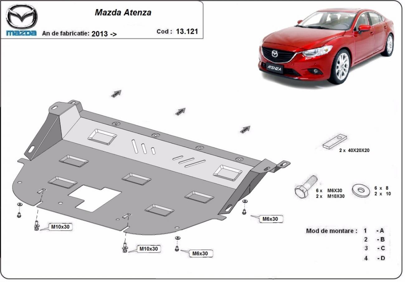 Engine skid plate Mazda Atenza - 2