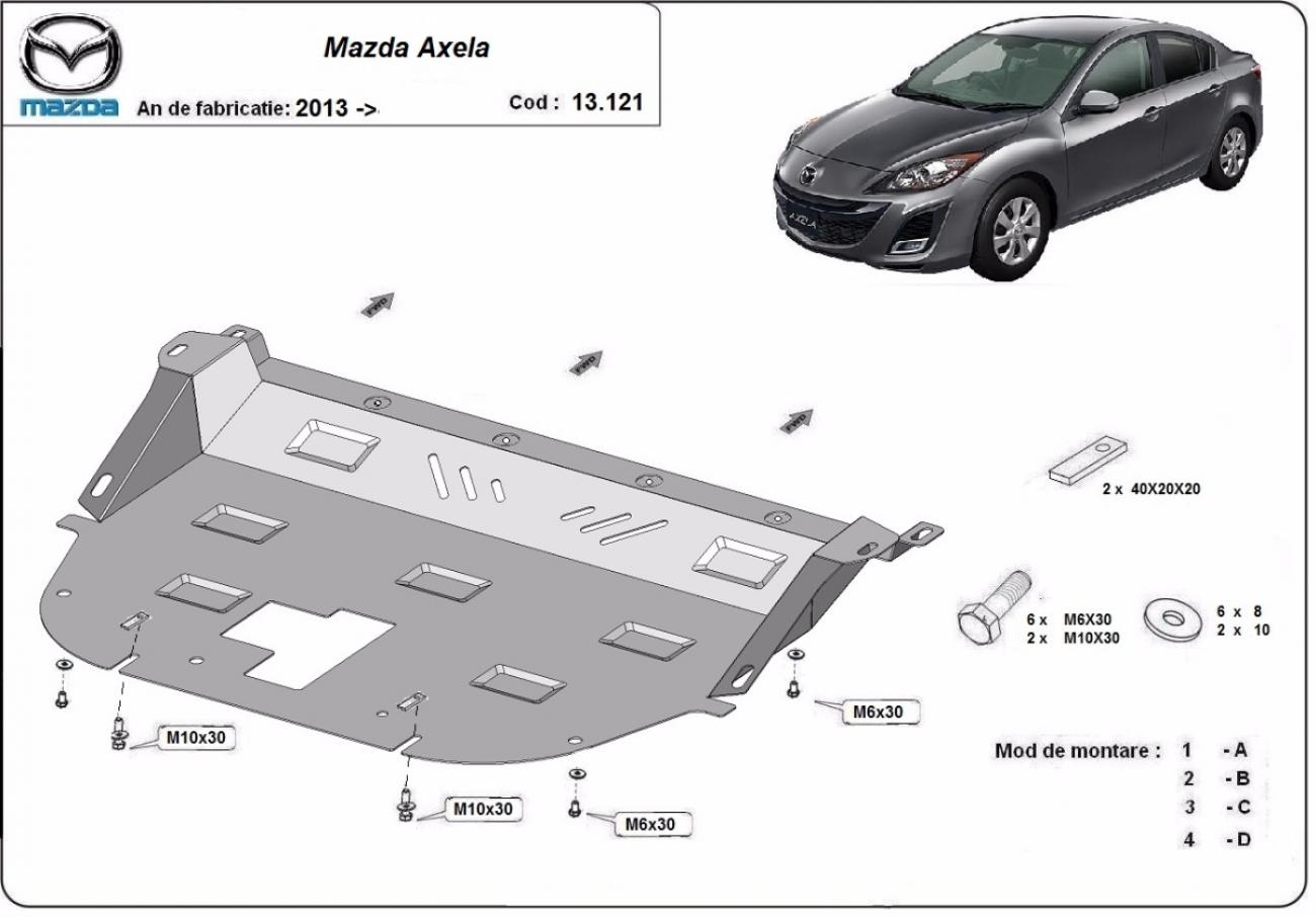 Engine skid plate Mazda Axela - 2