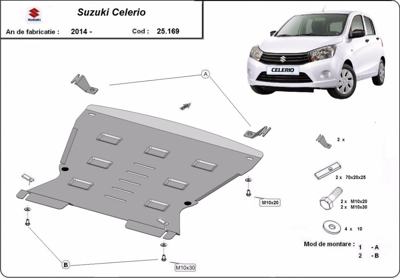 Engine skid plate Suzuki Celerio - 2