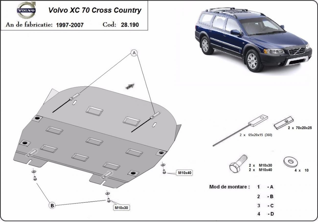 Engine skid plate Volvo XC70 Cross Country - 2