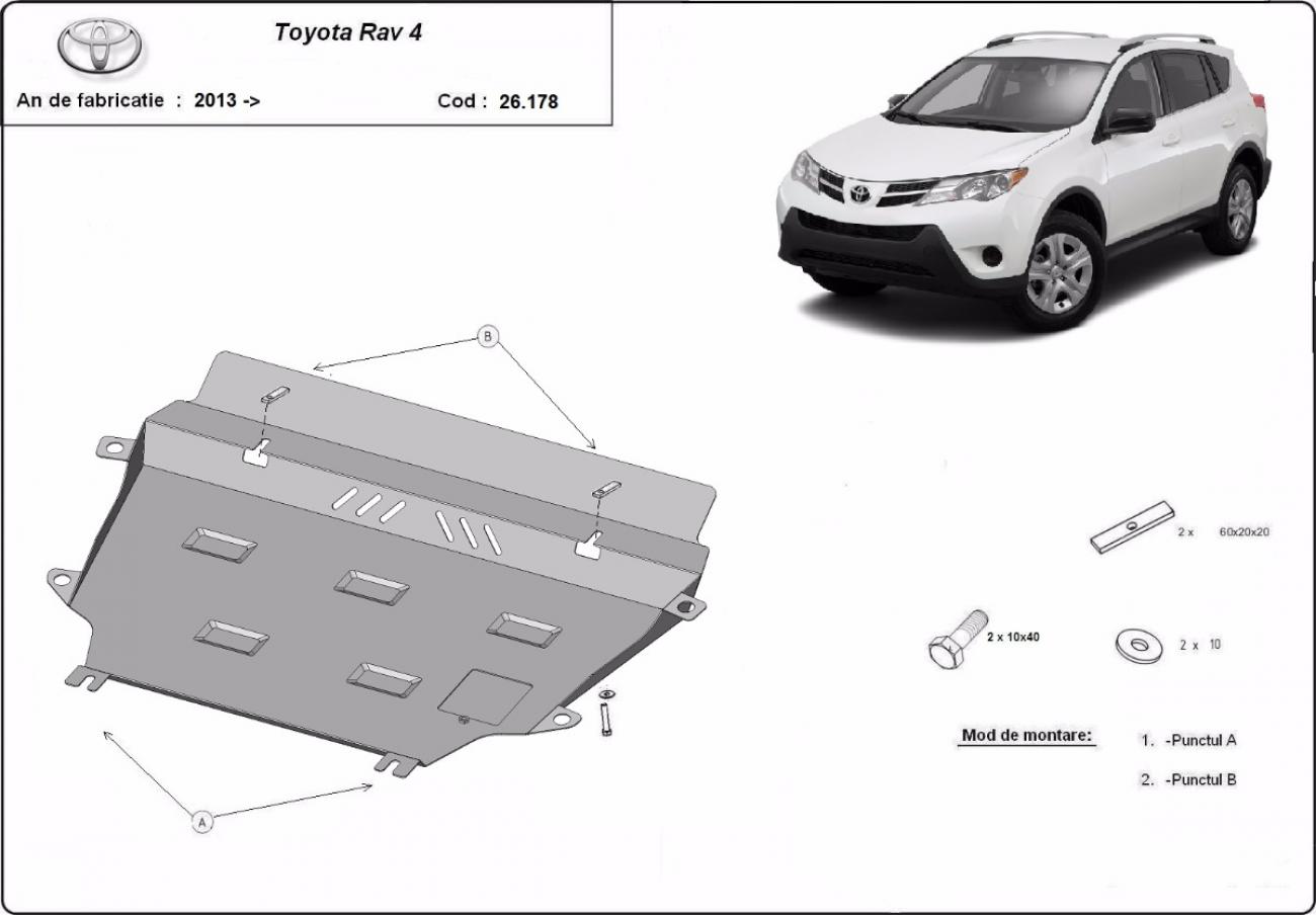 Engine skid plate Toyota RAV 4 - 2
