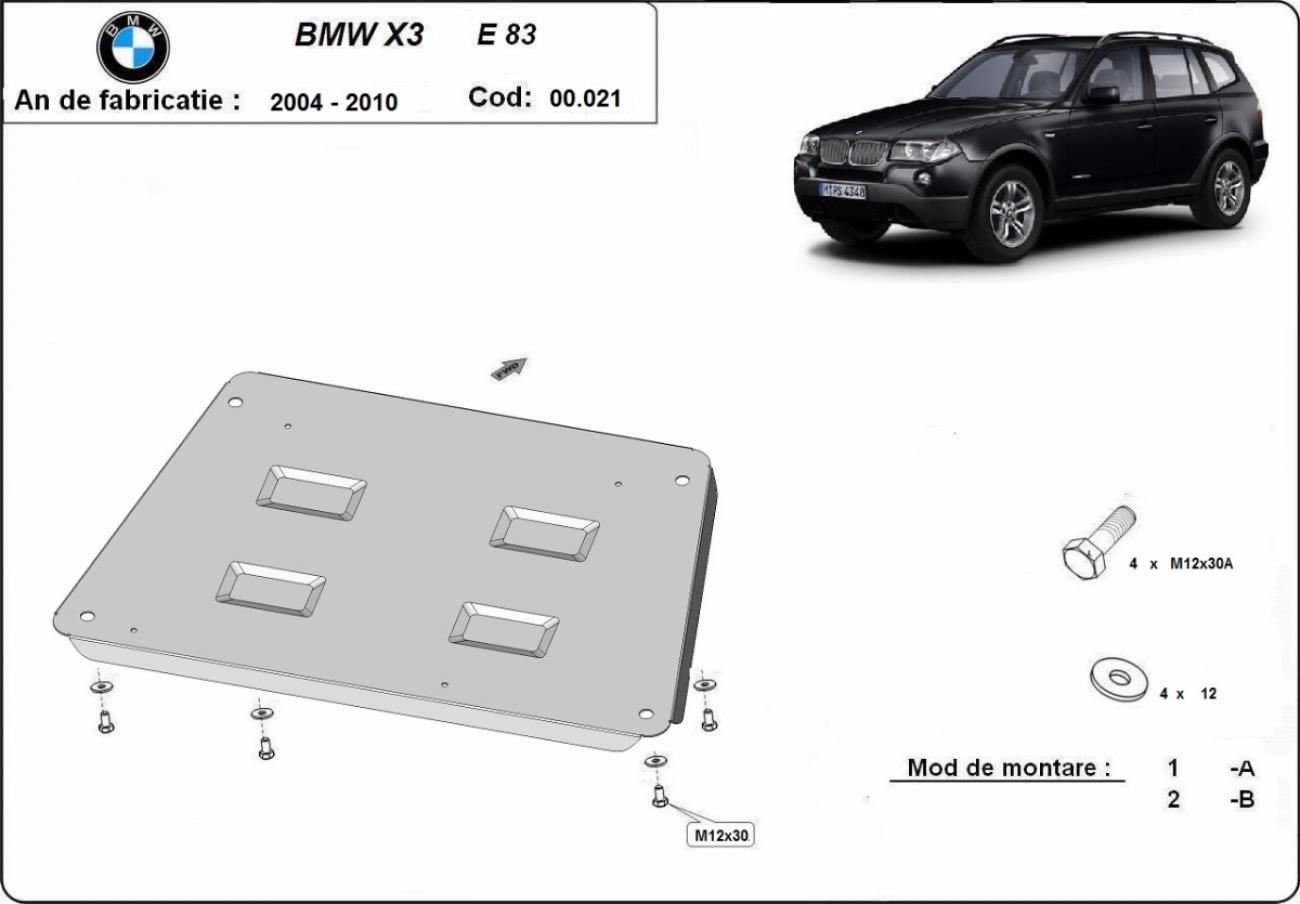 Engine skid plate BMW X3 - 2