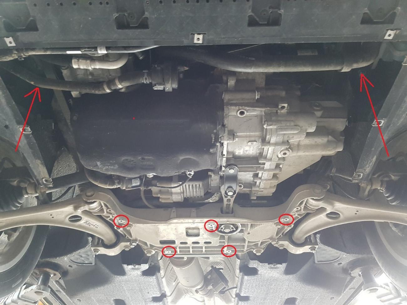 Engine skid plate Audi Q3 - 3