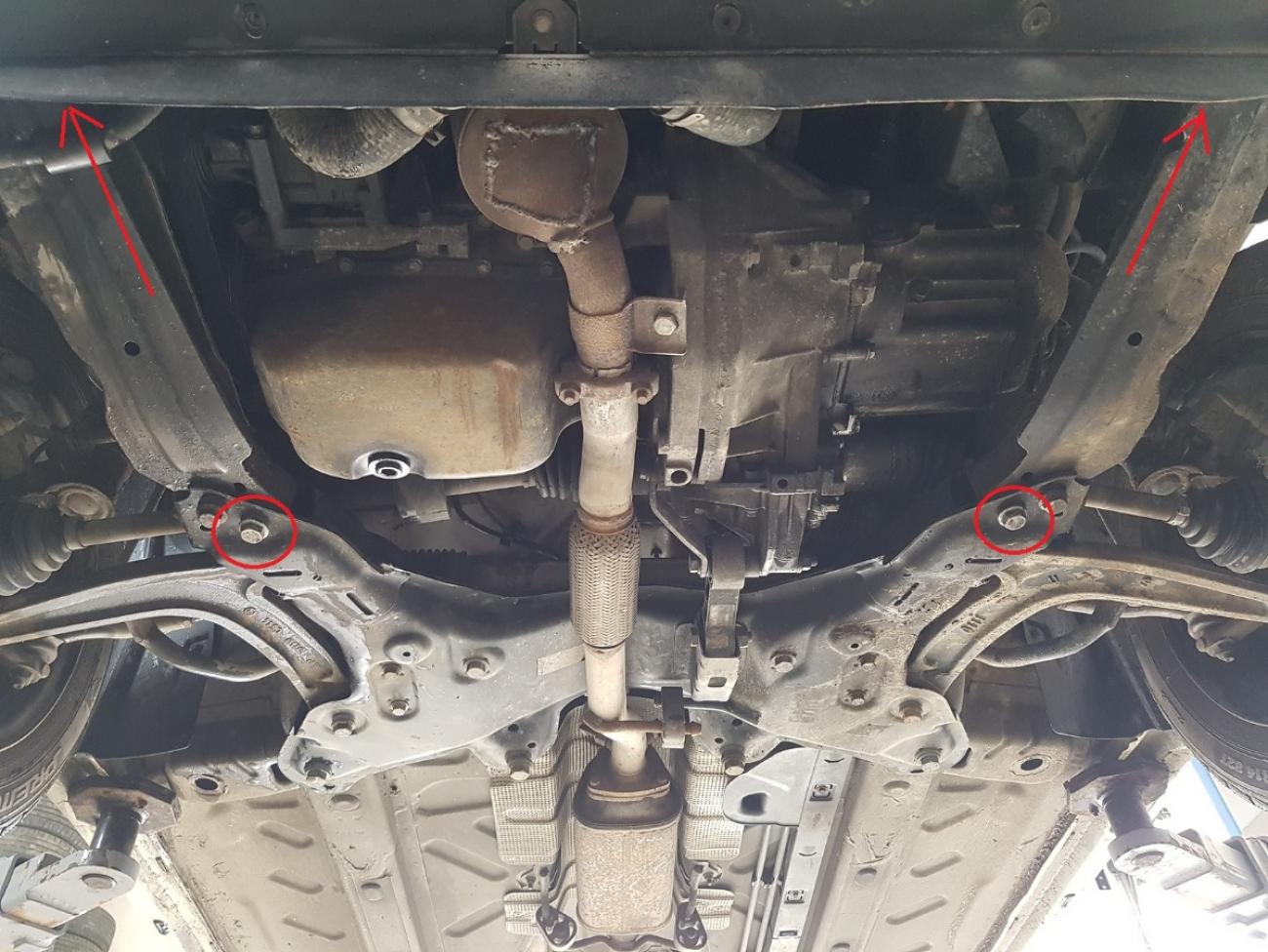 Engine skid plate Fiat 500 S - 3