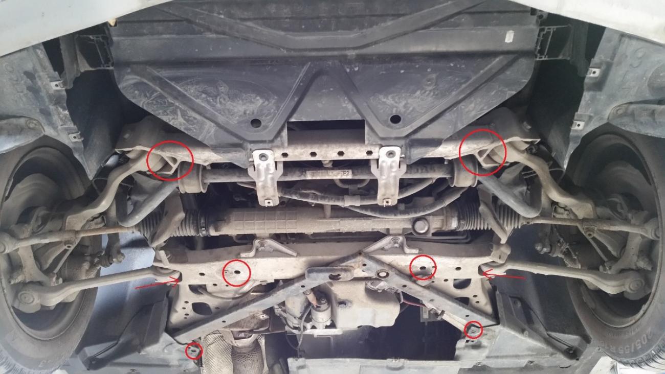 Engine skid plate BMW Seria 3 E90/91 - 3