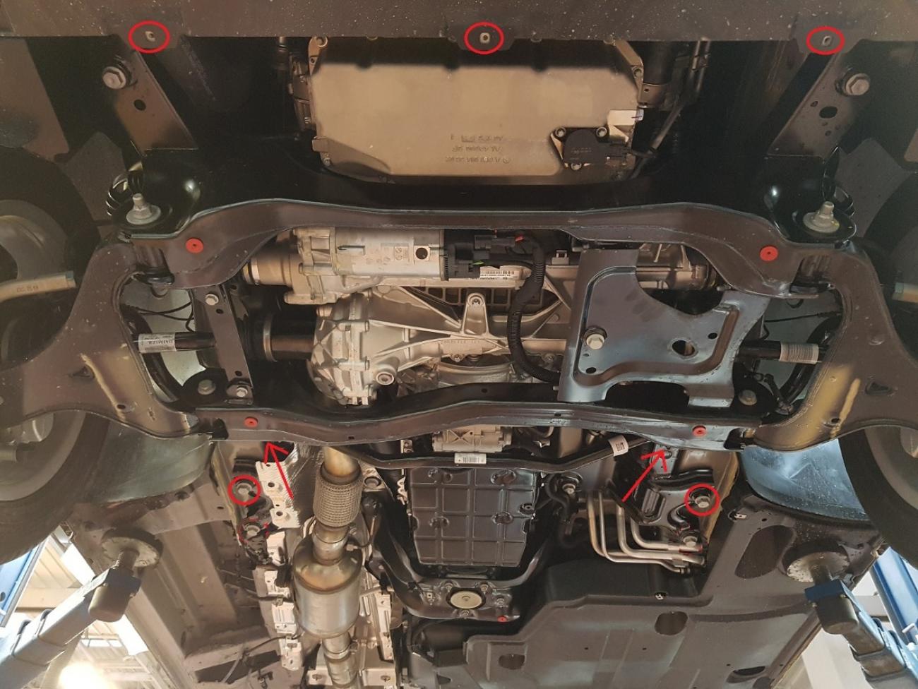 Engine skid plate Mercedes V-Class W447 - 2.2 D, 4x4 - 3