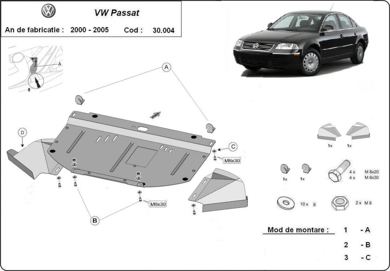 Engine skid plate VW Passat B5.5 - 2