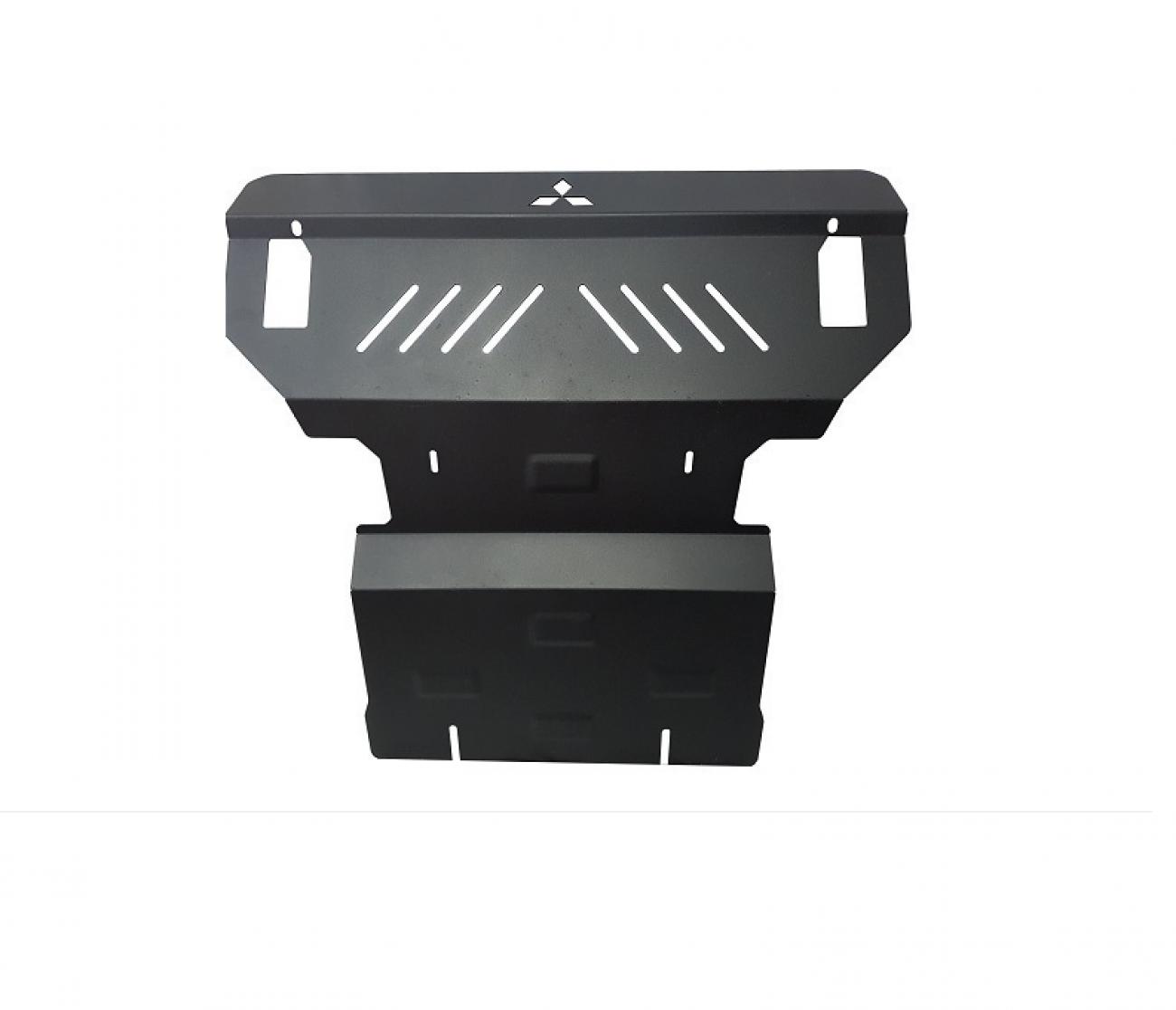 Engine and cooler skid plate Mitsubishi Pajero 3 (V60, V70) - 1