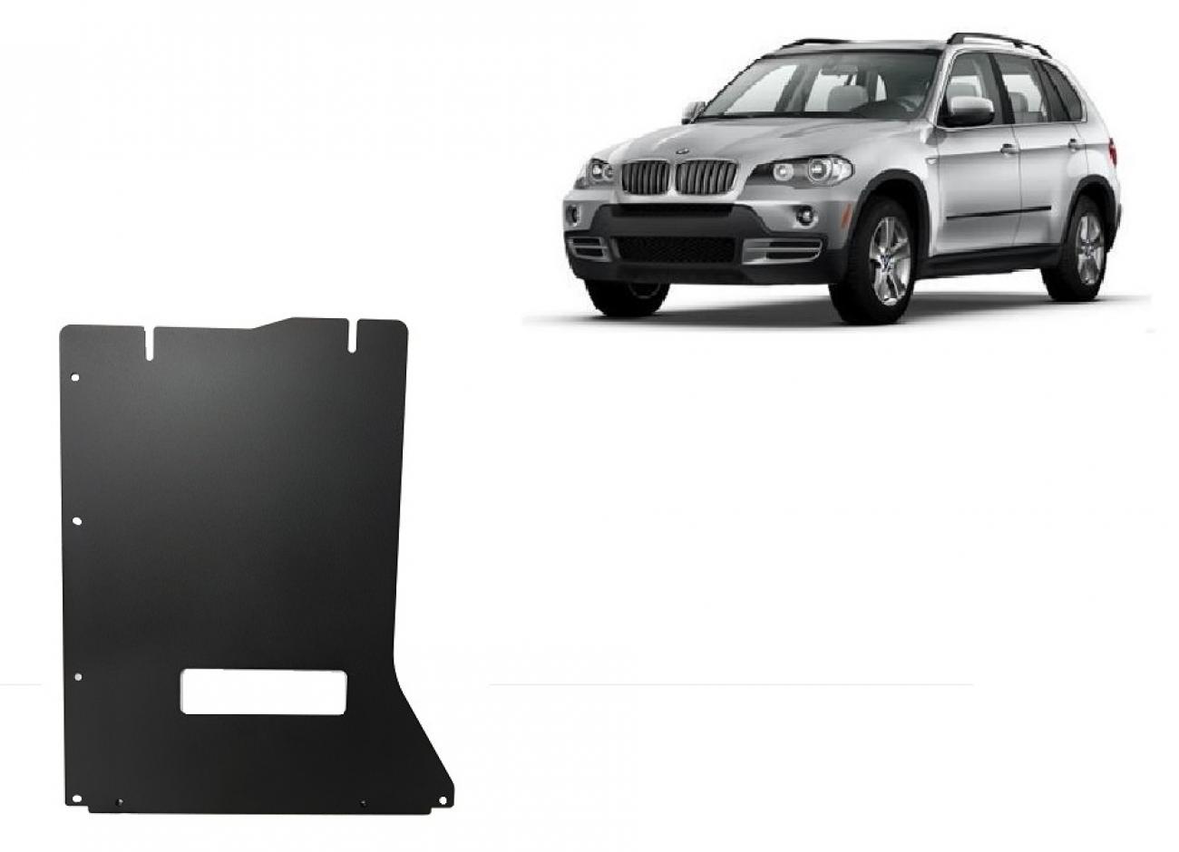 Gearbox skid plate for BMW X5