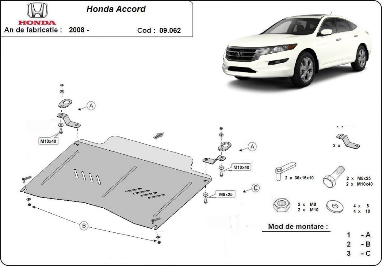 Engine and gearbox skid plate Honda Accord - 2