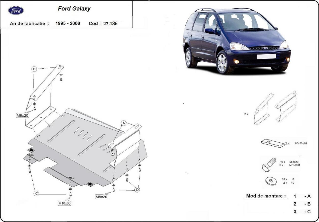 Engine skid plate Ford Galaxy 1 - 2