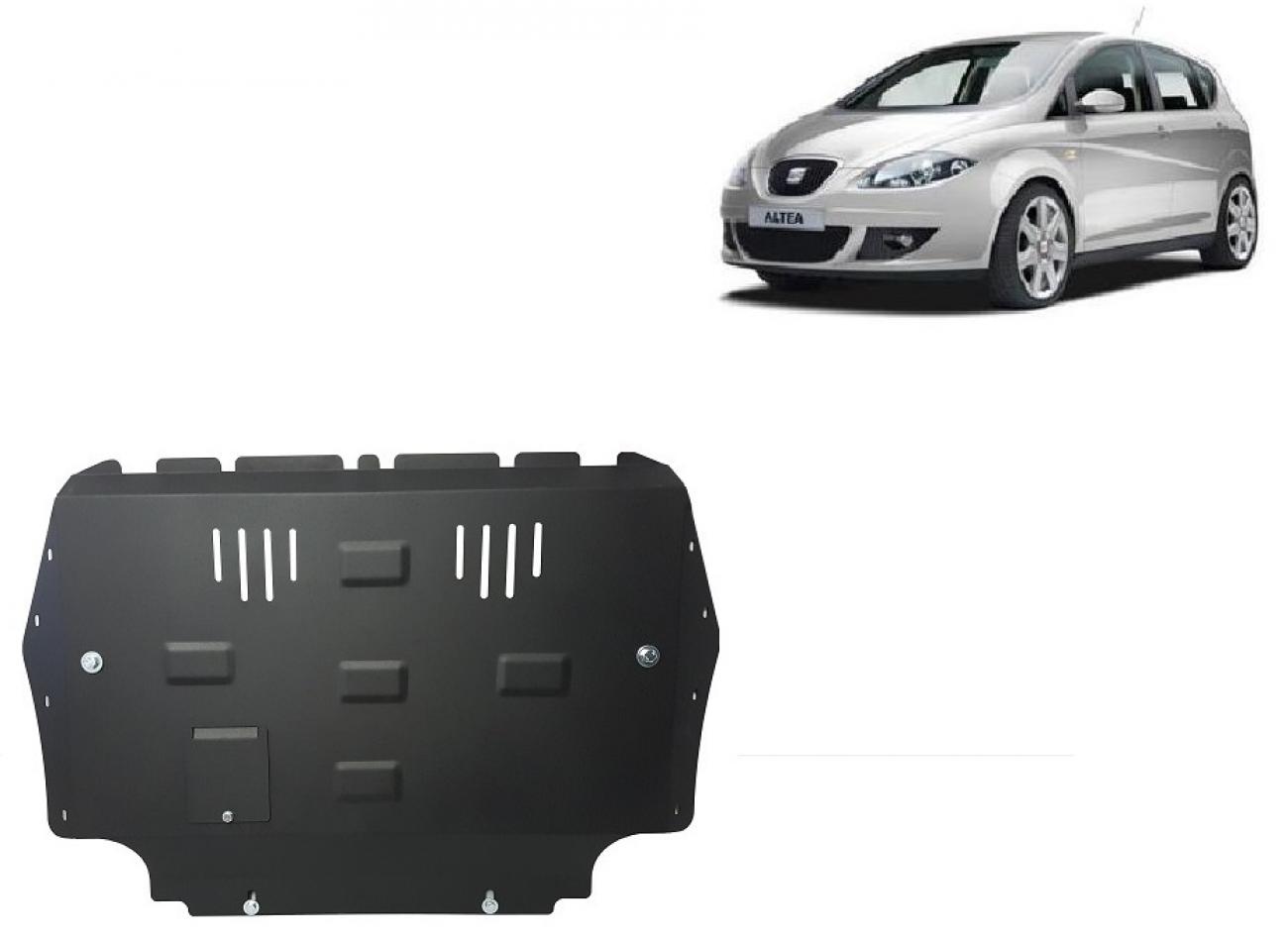 Engine and gearbox skid plate Seat Altea
