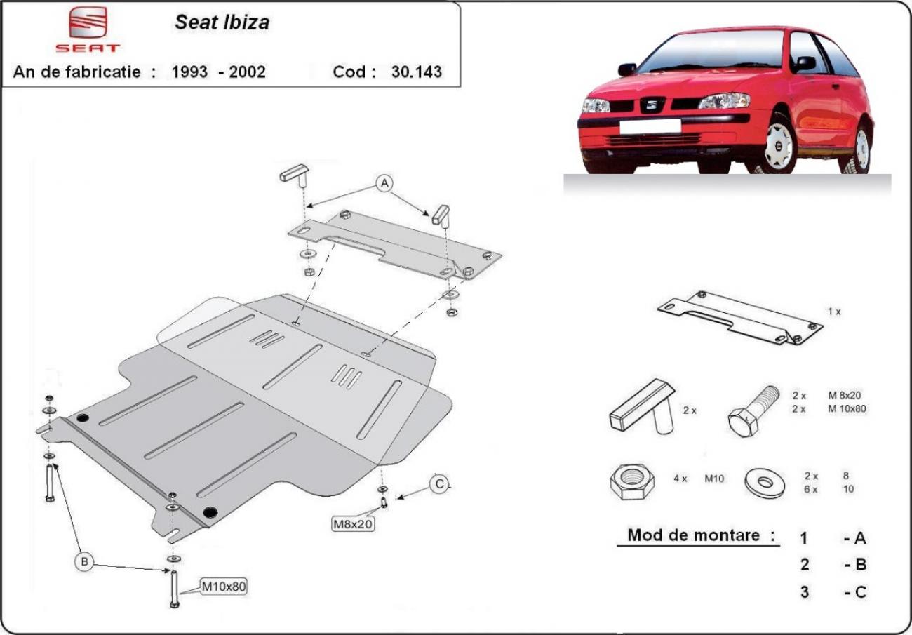 Engine skid plate Seat Ibiza - 2