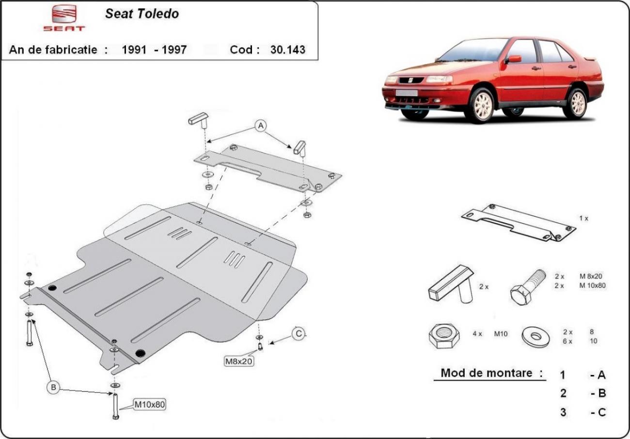 Engine skid plate Seat Toledo 1 - 2