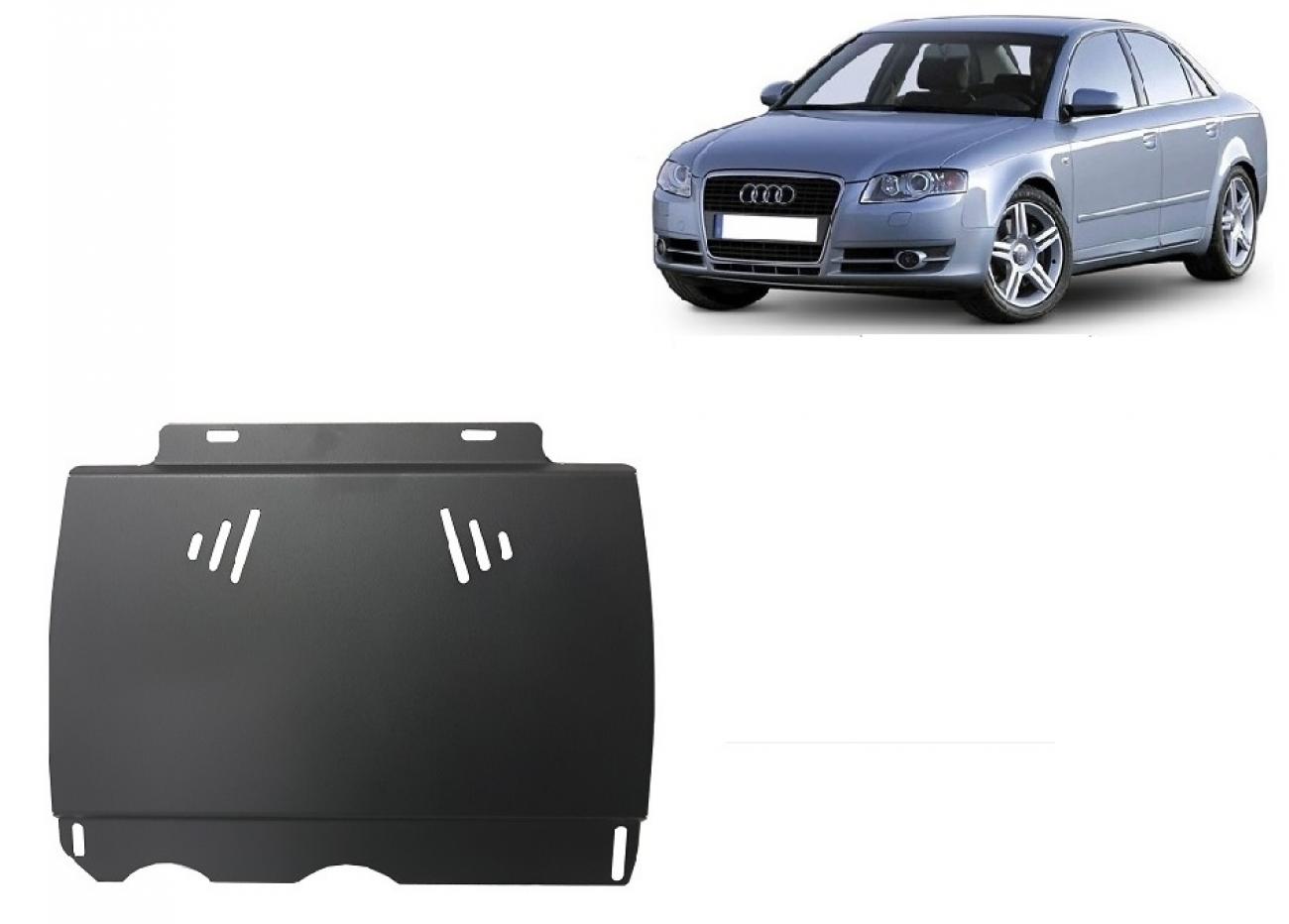 Gearbox skid plate for manual Audi A4 B7