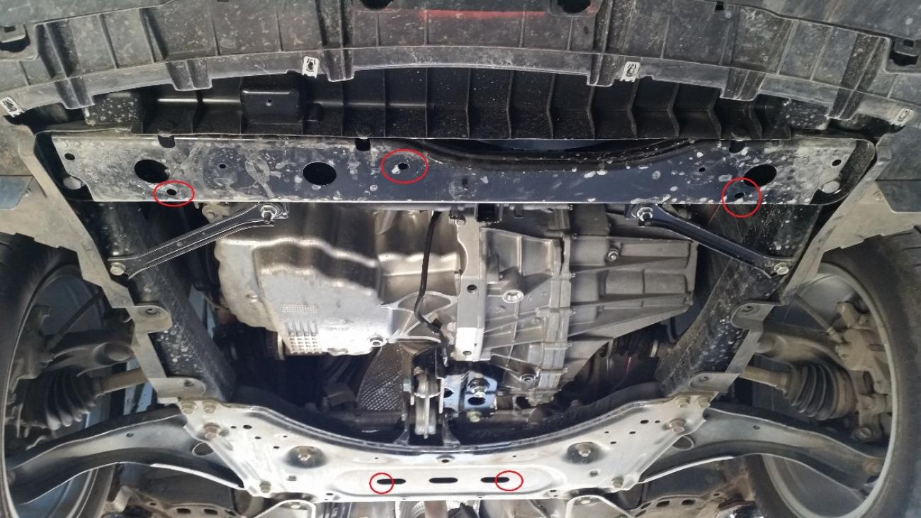 Engine skid plate Metalic Nissan Qashqai J11 - 3