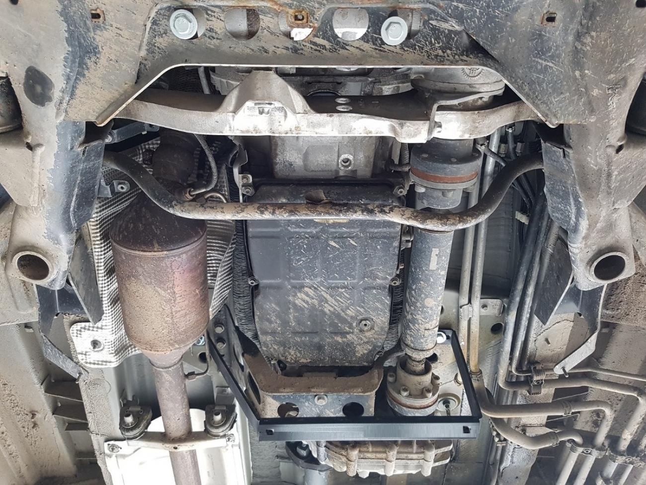 Gearbox and differential skid plate Mercedes Vito W639, 4x4 automatic - 4